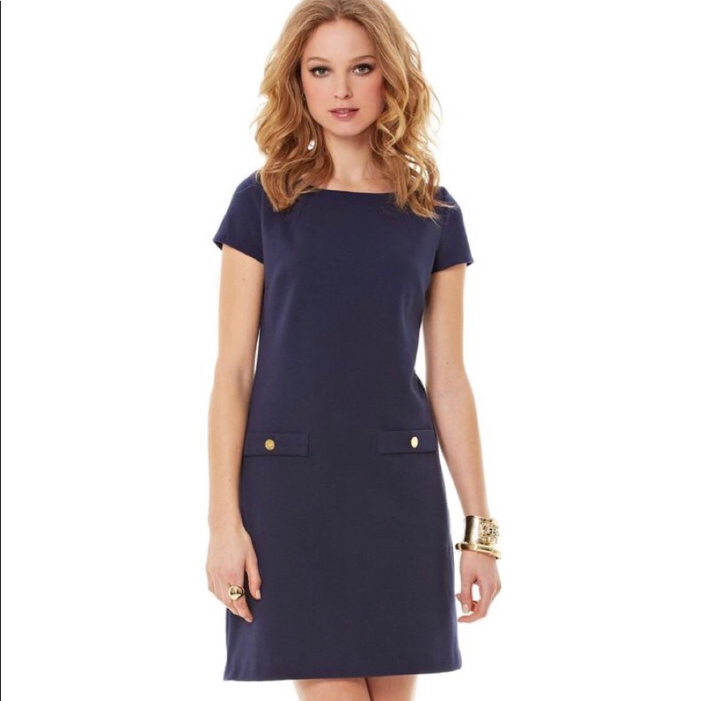 Lilly Pulitzer navy mini dress